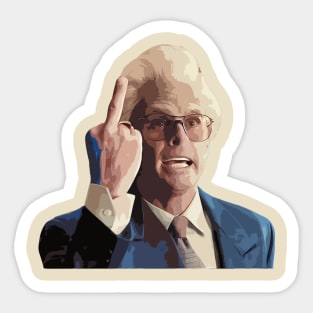 baby billy vintage middle finger Sticker